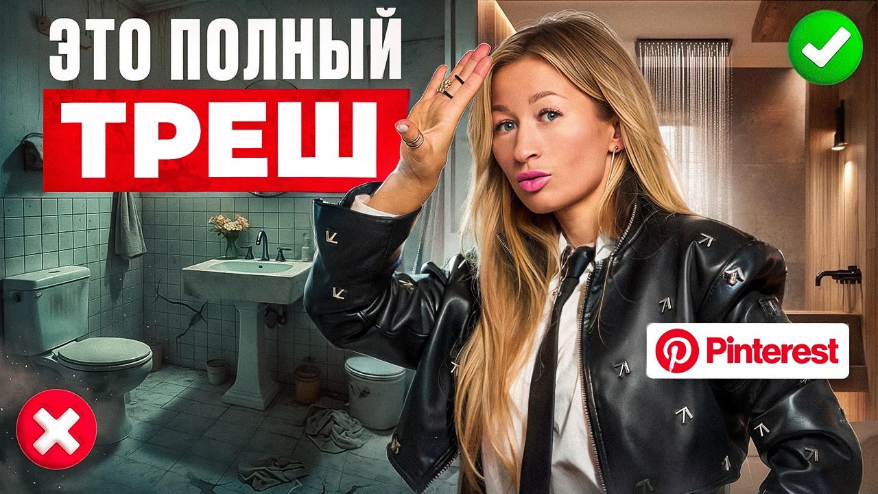 НЕ ВЕДИСЬ на КРАСИВЫЙ ДИЗАЙН! Обзор интерьерных ИДЕЙ из PINTEREST: норм vs треш