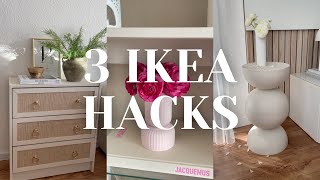 3 IKEA HACKS | CREATIVE HOMEDECOR IDEAS 🛠✨