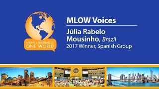 Many Languages, One World Voices – Júlia Rabelo Mousinho – Where is She Now?
