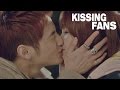 Kpop stars kissing fans