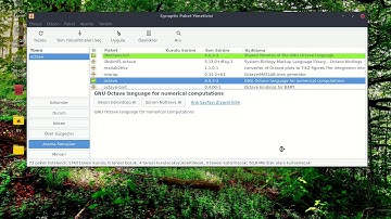Octave kurulumu (Pardus 17.4 XFCE