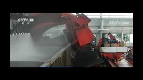 Rotary railroad car dumper system automatic unloading system for coal handling
