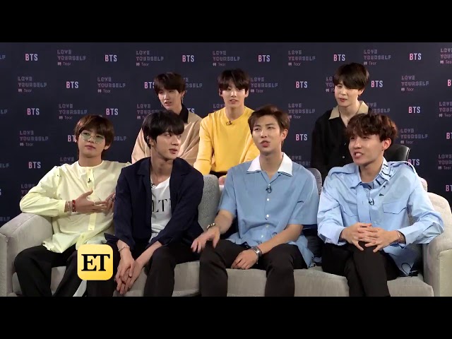 아미인증한 #존시나 이야기하는 방탄 인터뷰 kick things off by talking about their famous fans class=