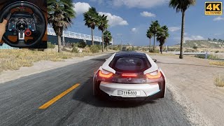 BMW i8 - This Car Feels Unreal… POV Driving in 4K | Logitech G29 screenshot 4