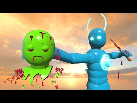 Smart AI Fights in NPC Wars with Active Ragdoll Physics (Super Wizard)