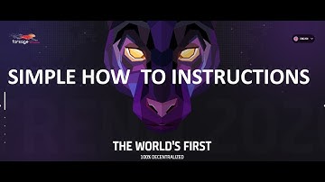 Simple Instructions To Get Started in FORSAGE