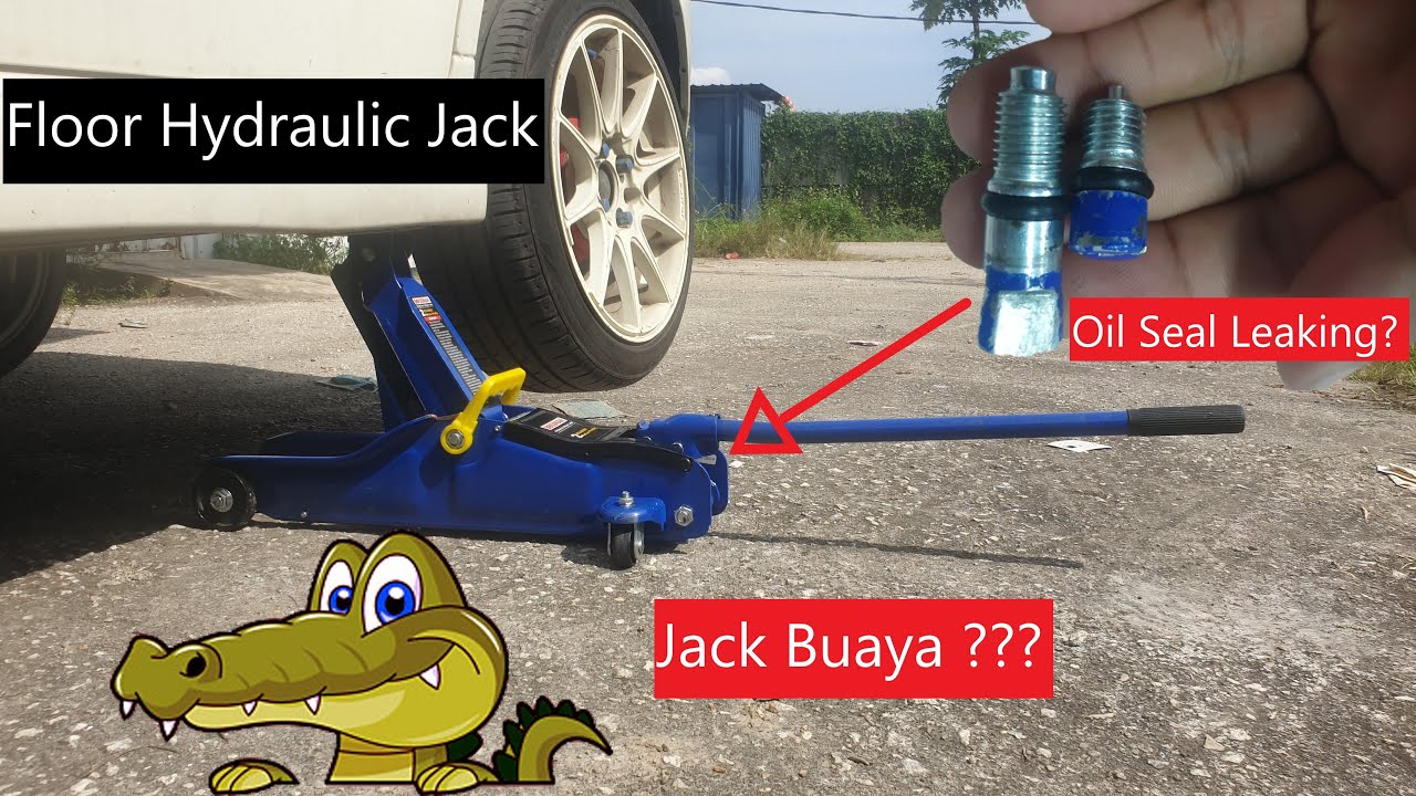 Floor Hydraulic Jack Jack Buaya Oilseal Bocor Leaking YouTube