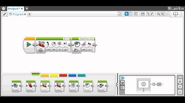 Video #7: How to download a program to the EV3 robot (screen recorder version)