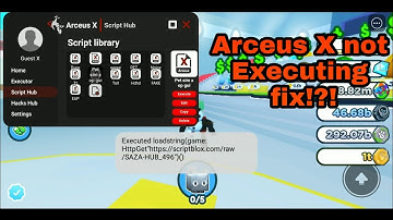 How to fix Arceus X not Executing Pet Simulator X Script...