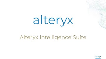 What is Alteryx Intelligence Suite