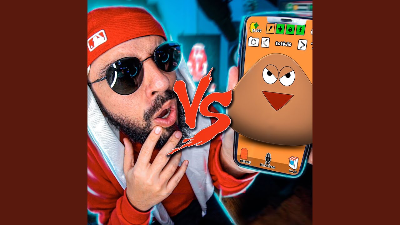 pelea de Pous Pou emo vs Pou normal 