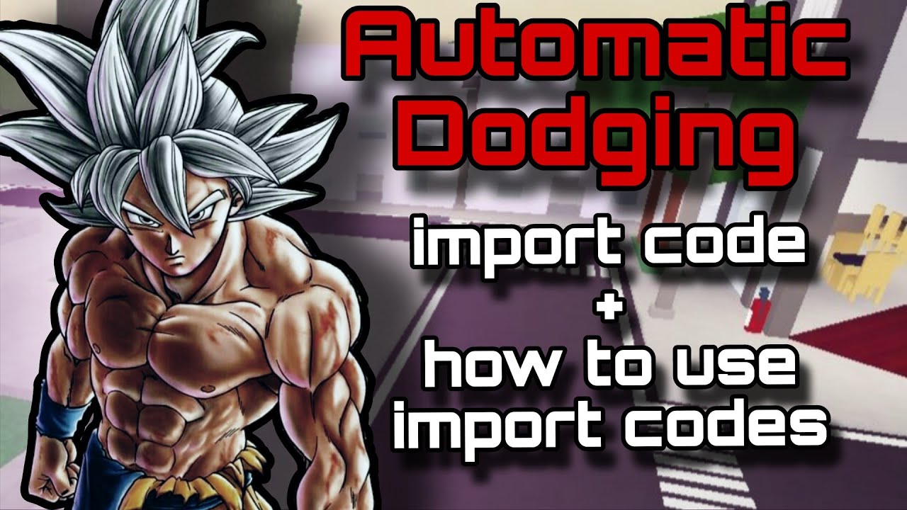 AUTOMATIC DODGING JUST LIKE ULTRA INSTINCTS GOKU (+ IMPORT CODE) JJS ...
