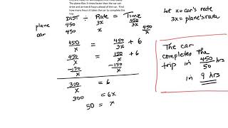 Motion problems with fractions