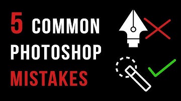 5 Common PHOTOSHOP MISTAKES you should STOP DOING NOW !!
