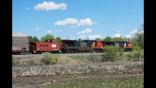 A Caboose Loose In 2024. GTW Caboose On A CN Freight.