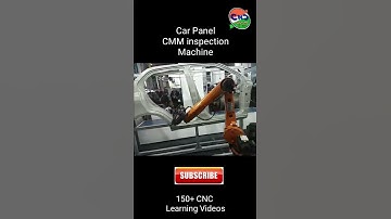 CMM inspection of CAR panel #Shorts CNC