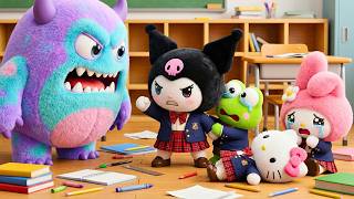 Kuromi Faces a Monster to Save Hello Kitty After Classroom Bullying