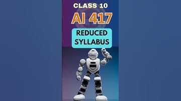 CBSE Class 10 AI (417) Reduced Syllabus 2024-25 |Comprehensive Overview by Barkha Mam #ytshorts #yt