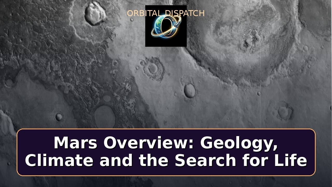 Mars Overview: Geology, Climate and the Search for Life | Part 1