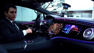 NEW Mercedes 2022 EQE 350 Full Drive Review | E Class Interior Exterior Sound
