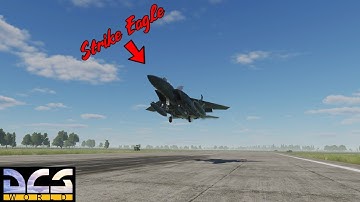 F-15E Strike Eagle Landing in DCS