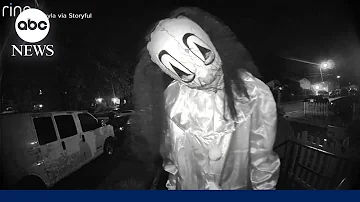 Police search for Halloween mask-wearing trio who terrorized family