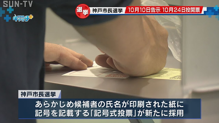神戸市長選日程決まる　10月10日告示　24日投開票