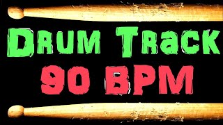 Drum Track 90 Bpm Drum Beat for Bass Guitar Backing Tracks Practice Beats chords
