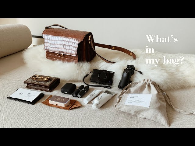 SUB) Whats in my bag? 왓츠인마이백 (마르니 트렁크백, 구찌 지갑, 브이로그 카메라)ㅣ조돌월드 jodolworld