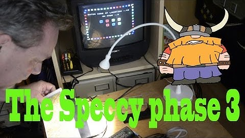 zx spectrum 48k cap replacement and av mod (phase 3)