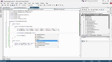 Tipos anónimos y dynamic c# | Clases y Objetos | Programando en C#