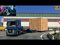 Renault Heavy Truck Extream Truck Skill Test | Giant Cargo Turn Challenge | 4K60FPS Truck Gameplay