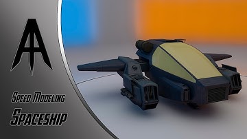 Cinema 4D | Speed Modeling | Spaceship