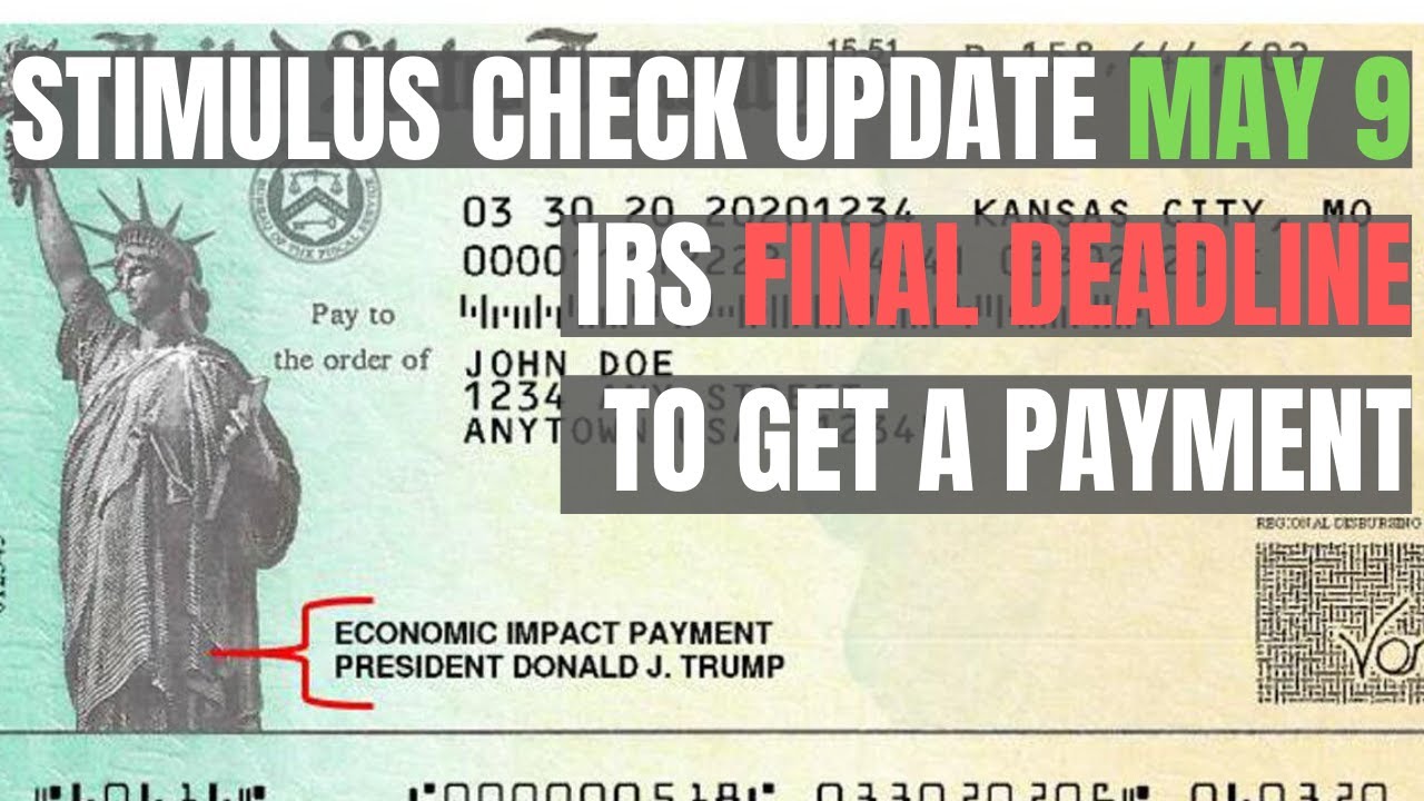 IRS deadline for direct deposit of stimulus checks is noon Wed., May ...