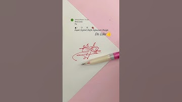 Shifa Signature Design | Signature Style | Signature Learning #shorts