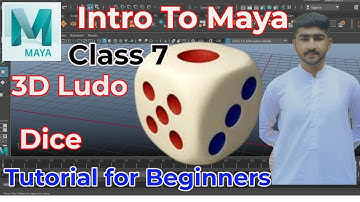Intro to Maya Class 7 | Modelling a Dice | Basic Skills Tutorial for Beginners Complete Guide Usama