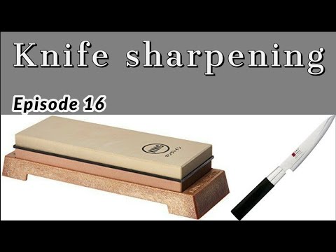 King 1000/6000 stone review. Petty knife sharpening