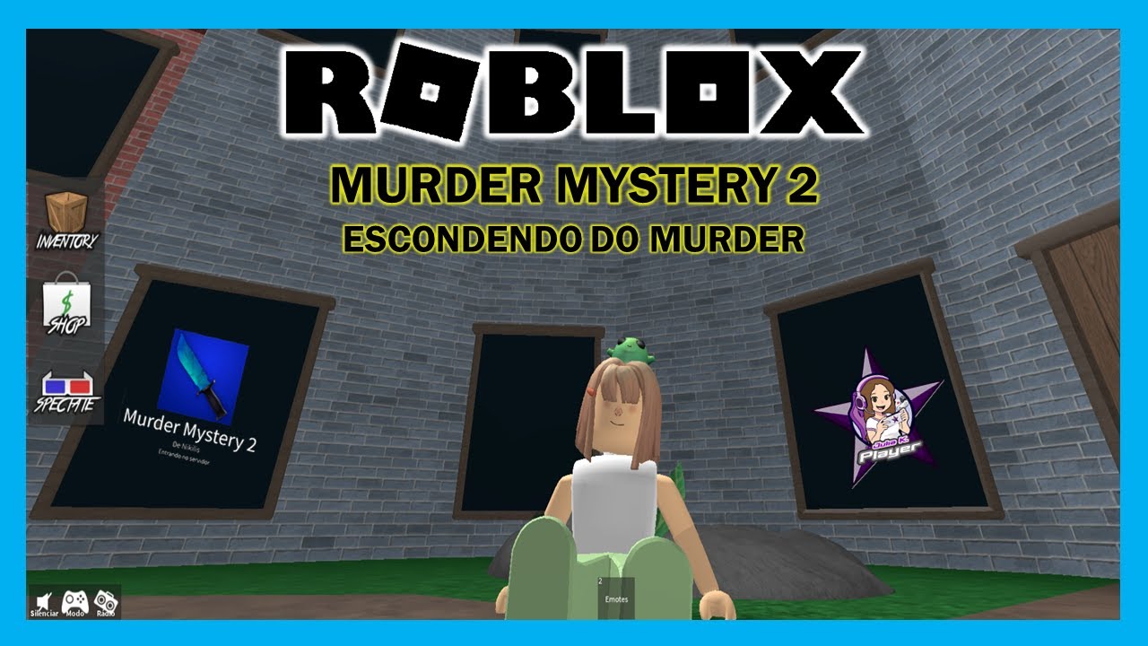 Roblox - O MURDER ESCONDENDO O JOGO (Murder Mystery 2) 