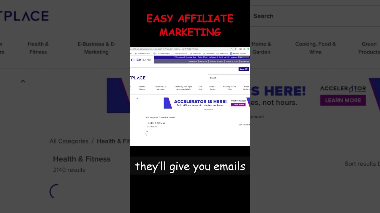 Easy affiliate marketing