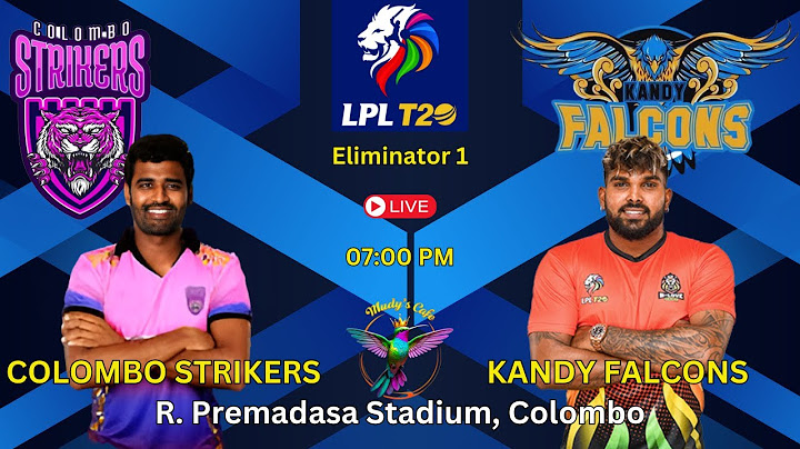 Lanka Premier League Live | Colombo Strikers vs Kandy Falcons | CS vs JK Live Eliminator 1 T20 |