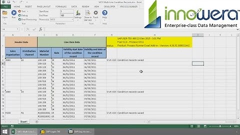 VK11 - Create Condition From Excel