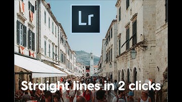 5 second trick will change your LIFE: Straight Lines LR CC (ADOBE LIGHTROOM CLASSIC QUICK TIP)