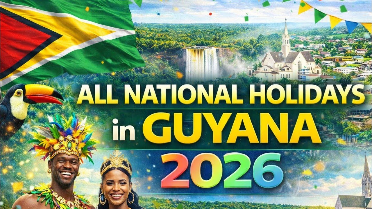 All national holidays in Guyana 2026 - YouTube