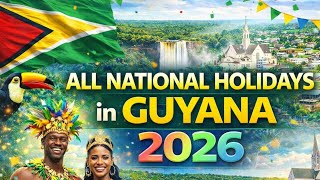 All national holidays in Guyana 2026