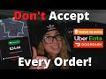 Uber Eats, DoorDash, And GrubHub Driver Ride Along | Don't Accept Every Order! | Part 4