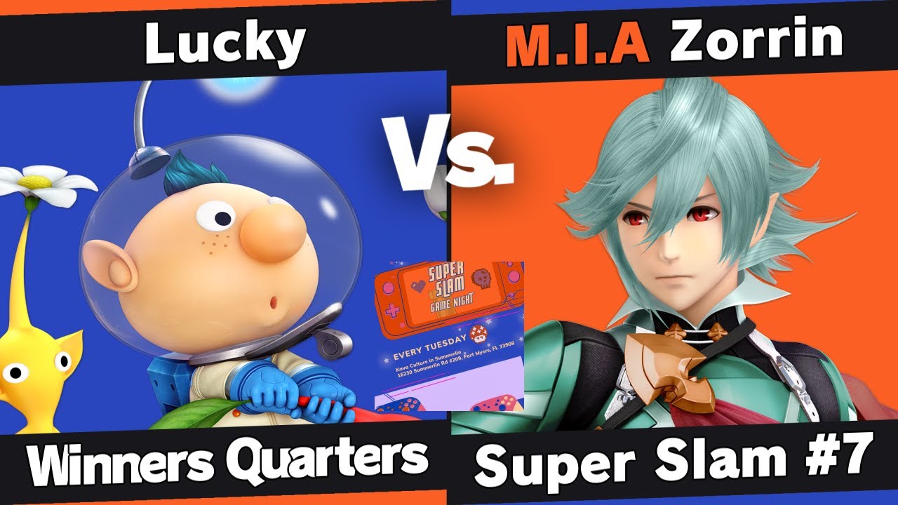 Super Slam 7 - Lucky (Olimar, PAC-MAN) vs Zorrin (Corrin) - Winners Quarters