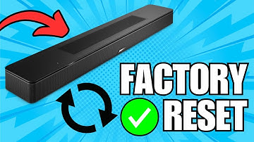 How To Factory Reset Your Bose Soundbar