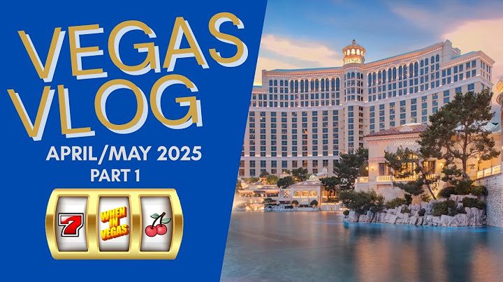 When in Vegas  -  Vlog Part One | Travel Day | Bellagio | Room Tour