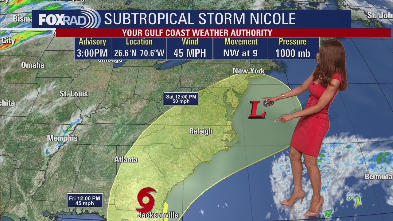 Nicole approaches hurricane strength as it lashes the Bahamas ...