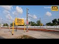 Vtm vetapalem railway station from train in  4k ultra onboard krishna express